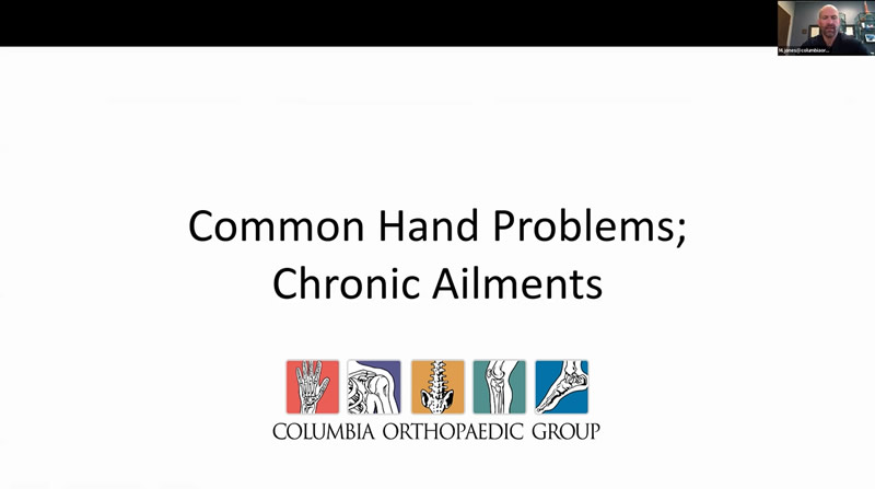 Webinar - Hand Pain, Numbness, or Injury? Know What It Could Be and Your Treatment Options