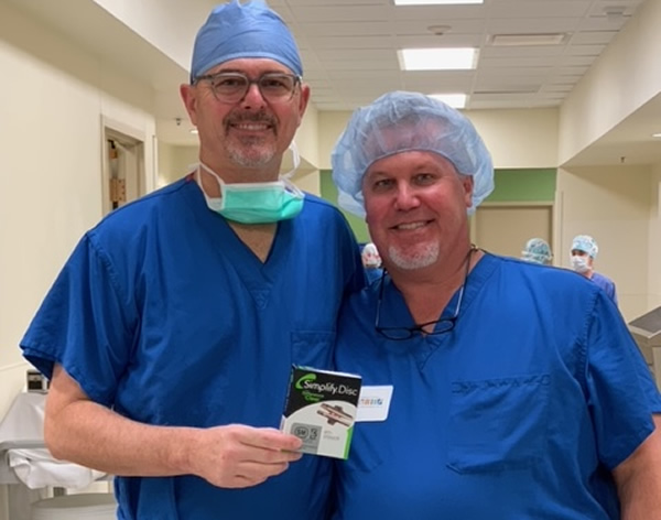 The Surgical Center at Columbia Orthopaedic Group Performs First Simplify Cervical Disc Procedure In Missouri