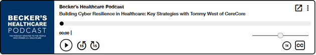 Building Cyber Resilience in Healthcare